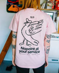 Image 3 of PIGEON AT YOUR SERVICE T-SHIRT