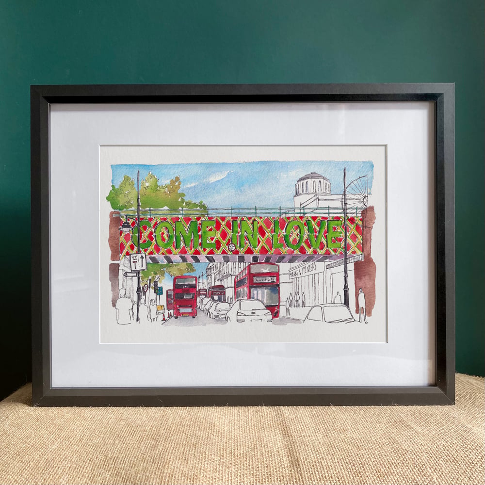 Image of brixton come in love print