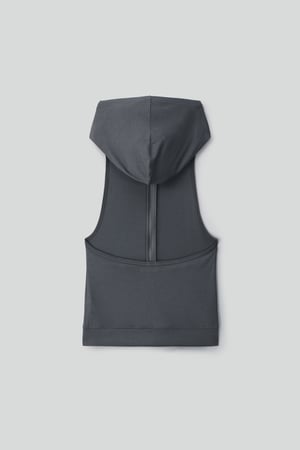Image of KAMIGIN - Zip-Up Hooded Vest
