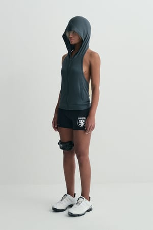 Image of KAMIGIN - Zip-Up Hooded Vest