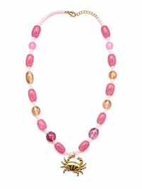 Image 2 of The Sangria Crab Necklace