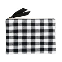 Sugar Paper Gingham Zip Pouch