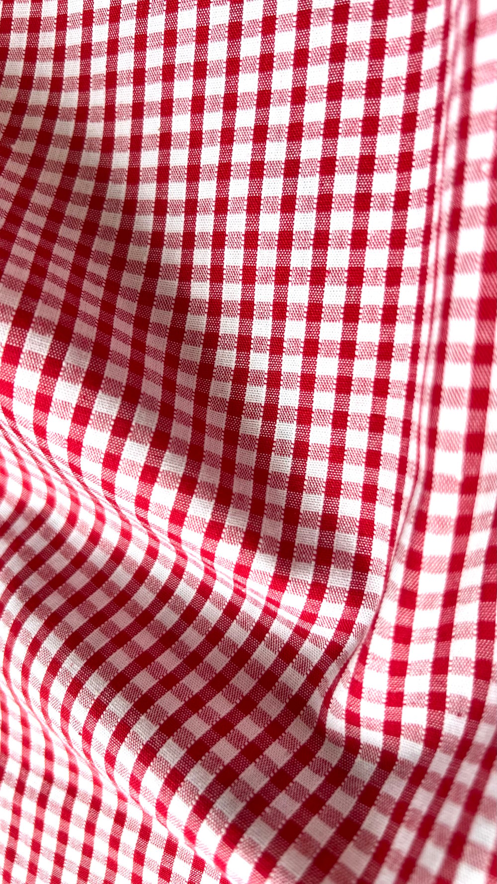 Image of TOP VENDANGE • Vichy rouge/ Tulipes