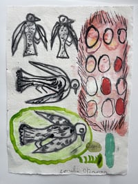 Image 3 of Gouache on paper drawings 31 x 41 cm 