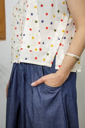 Image of Falda vaquera midi