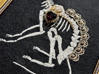 Image 6 of Cat Skeleton (B) Framed Embellished Embroidery