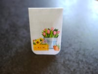 Image 1 of Handmade Garden Themed Magnetic Bookmark, gift, read, plant, flower, page