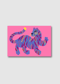 Image 2 of CARTE TIGRE, CARPE ET LAPIN