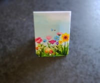 Image 2 of Handmade Floral Magnetic Bookmark, gift, flower, garden, read, magnet