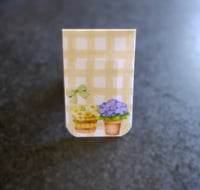 Image 1 of Handmade Whimsical Garden Themed Magnetic Bookmark, plant, flower, bow, read, gift