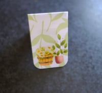 Image 2 of Handmade Whimsical Garden Magnetic Bookmark, plants, flower, gift, reading, book
