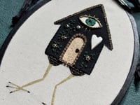Image 15 of Baba Yaga Medium Painted Embroidery Hoop 6½ x 4" 