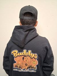 Image 2 of Old school Orange Zip up hoodie
