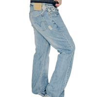 Image 1 of Men's Levi's 527 Vintage 2016 Jeans , Sz 34/ 30,  Low rise , boot cut,  100% Cotton, med wash