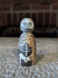 Image 2 of Memento Mori wooden figure