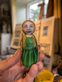 Image 1 of Memento Mori wooden figure