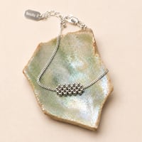 Image 3 of Bracelet chaîne argent tissé Lyra
