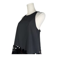 Image 3 of CROSBY by Mollie Burch Sequin Tank Top Women’s Medium Festive Sleeveless Blouse Medium