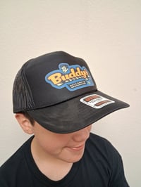 Blue trucker hat