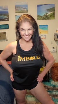 Imbolg Flame Logo Racerback Tank Top