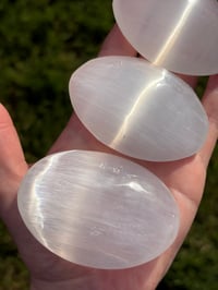 Image 3 of Selenite Palmstones