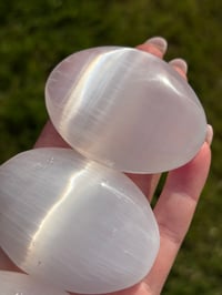 Image 4 of Selenite Palmstones