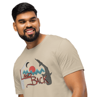 Image 2 of LAND BACK whale shark tee