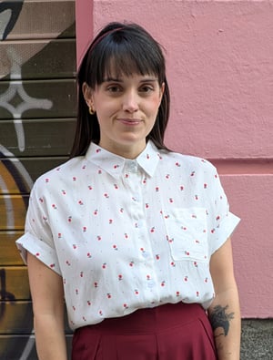 Image of Blusa estampado tulipanes