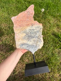Image 1 of Pink Amethyst Statement Slice