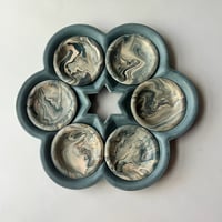 Image 1 of Bluestone Cosmic Seder Plate Set