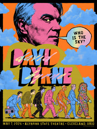 David Bryne Poster (Foil Variant)