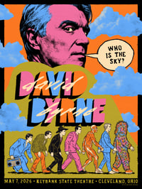 David Bryne Poster