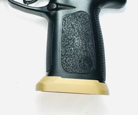 Image 1 of SD9VE / SD40VE / SD 2.0  Flared Magwell - Coyote Tan with Finger Stop Lip