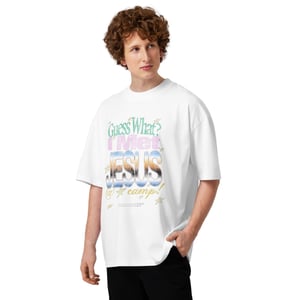 Image of 'I Met Jesus At Camp' Oversized Tee