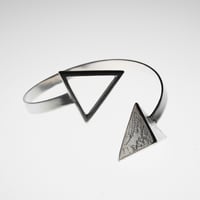 Image 1 of Pyramid Cuff (Sterling Silver)