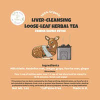Image 3 of Liver Cleansing Herbal Tea Blend - Fawna Sauna Detox