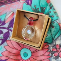 Image 4 of Lampworked Glass Opal Pendant