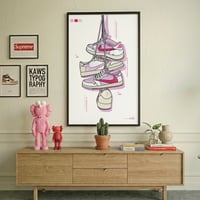 Image 3 of Sneaker Poster Air Jordan 1 x Travis Scott “Pink Pack” 