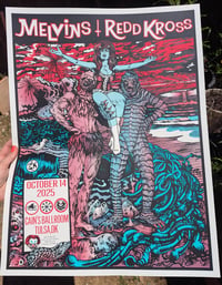 Image 2 of Melvins + Redd Kross 10/14/25 - Cain's Ballroom -Tulsa, OK - Artwork by Caitlin Mattisson