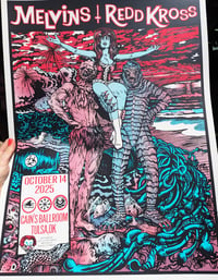 Image 3 of Melvins + Redd Kross 10/14/25 - Cain's Ballroom -Tulsa, OK - Artwork by Caitlin Mattisson