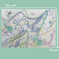 Image 2 of "searching for a rhythm" original drawing