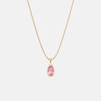 Odette Pink Sapphire Necklace