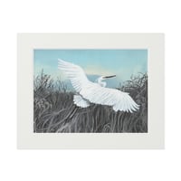 Image 1 of Egret Fine Art Print with Passepartout