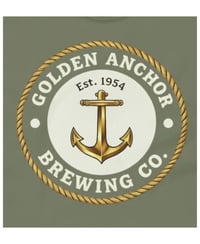 Image 2 of Golden Anchor Brewing Co. Nautical Vintage Brewery T-Shirt