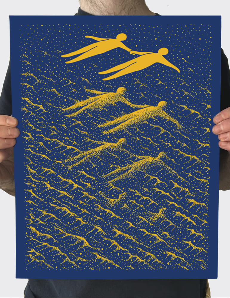 Image of "Cosmic Waves" Print