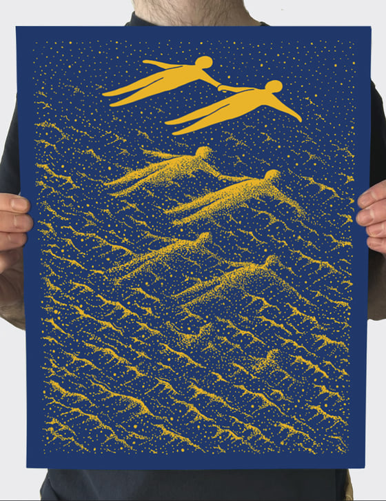 Image of "Cosmic Waves" Print