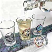 Image 2 of Customizable Resin Flight Board & Shot Glass Set