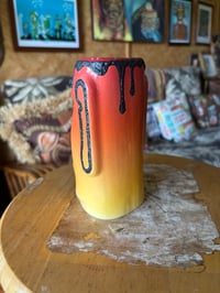 Image 2 of Red & Yellow Gradient Lava Moai