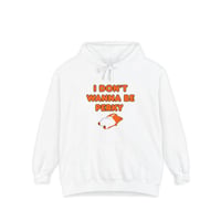 Image 4 of I Don’t Wanna Be Perky Hoodie — Cute Sleepy Cat Graphic Pullover