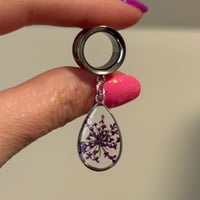 Dainty Pressed Flower Dangles (sizes 4g-2")
